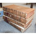 A Group of Four Volumes of Paul Rapin de Thoyras's The History of England, translated by Nicolas