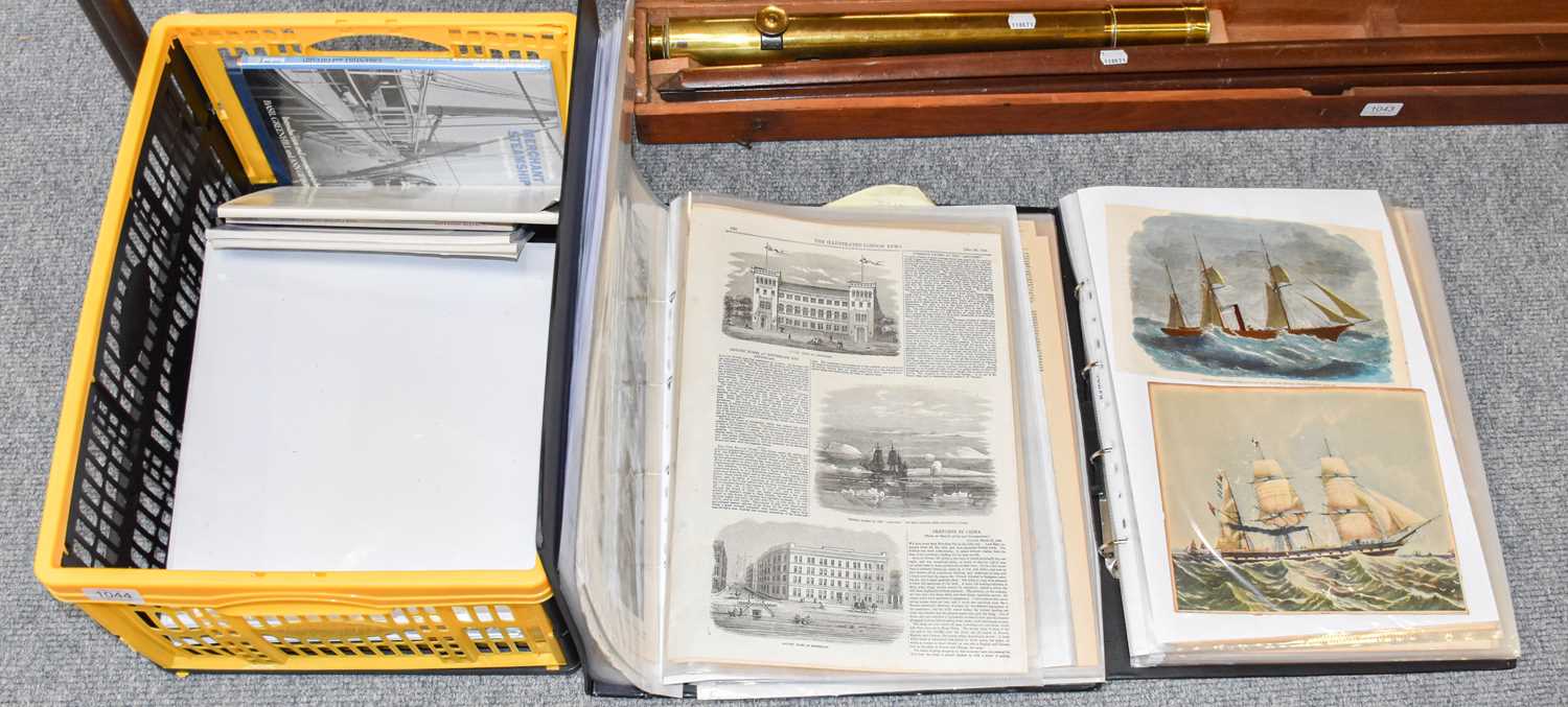 Two Folders of Prints and Ephemera Relating to Shipping, together with one volume Digger or Georgie,