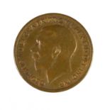 George V, Penny 1918KN (S.4053) peripheral lustre EF