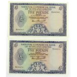 23 x Scottish Banknotes, comprising: 4 x British Linen Bank £1: 1935-60 issue dated 15th April