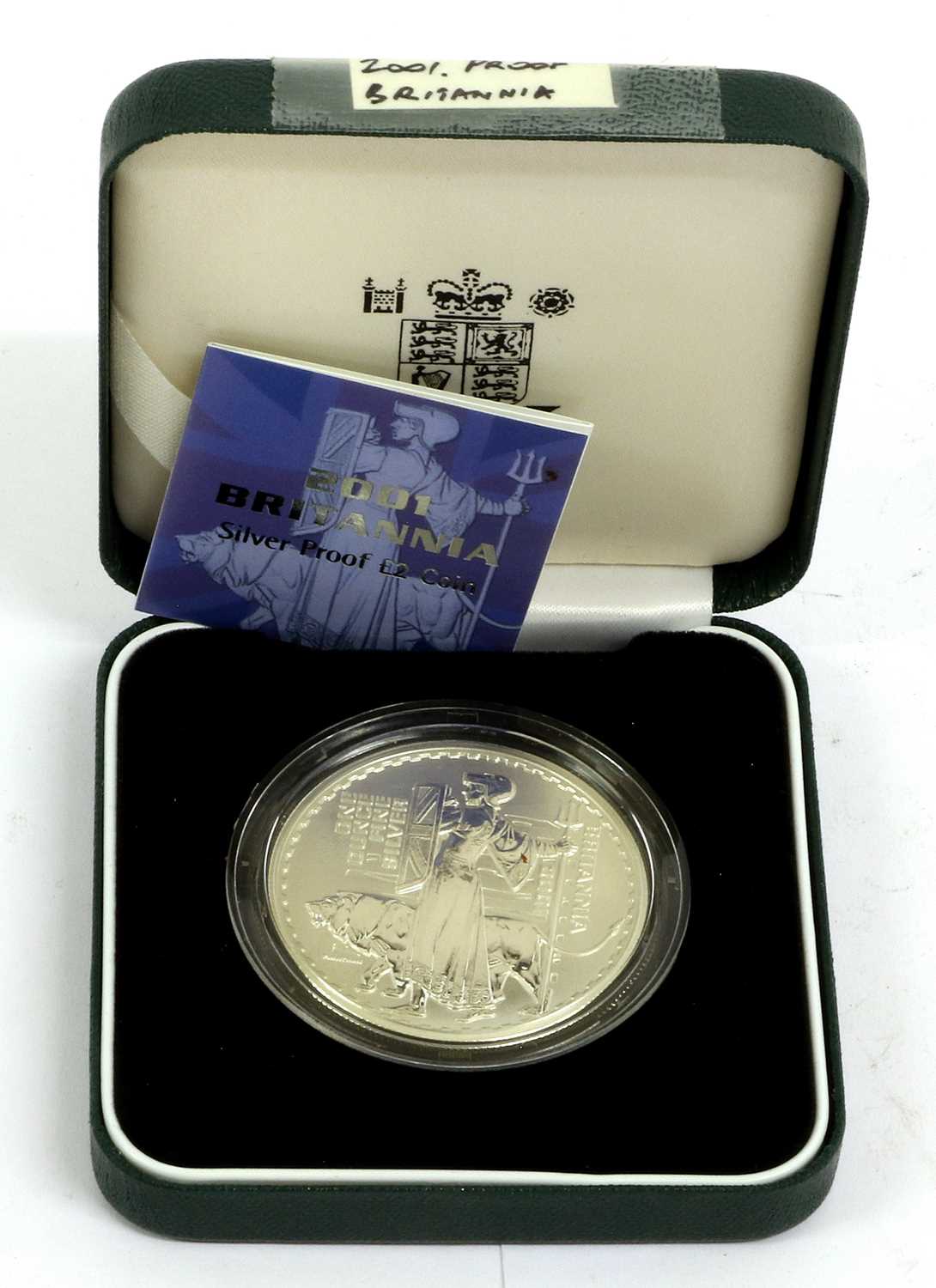 8 x UK Silver Britannias, comprising: 2 x proof £2 (1oz): 2001 rev. Philip Nathan's design - Image 2 of 7