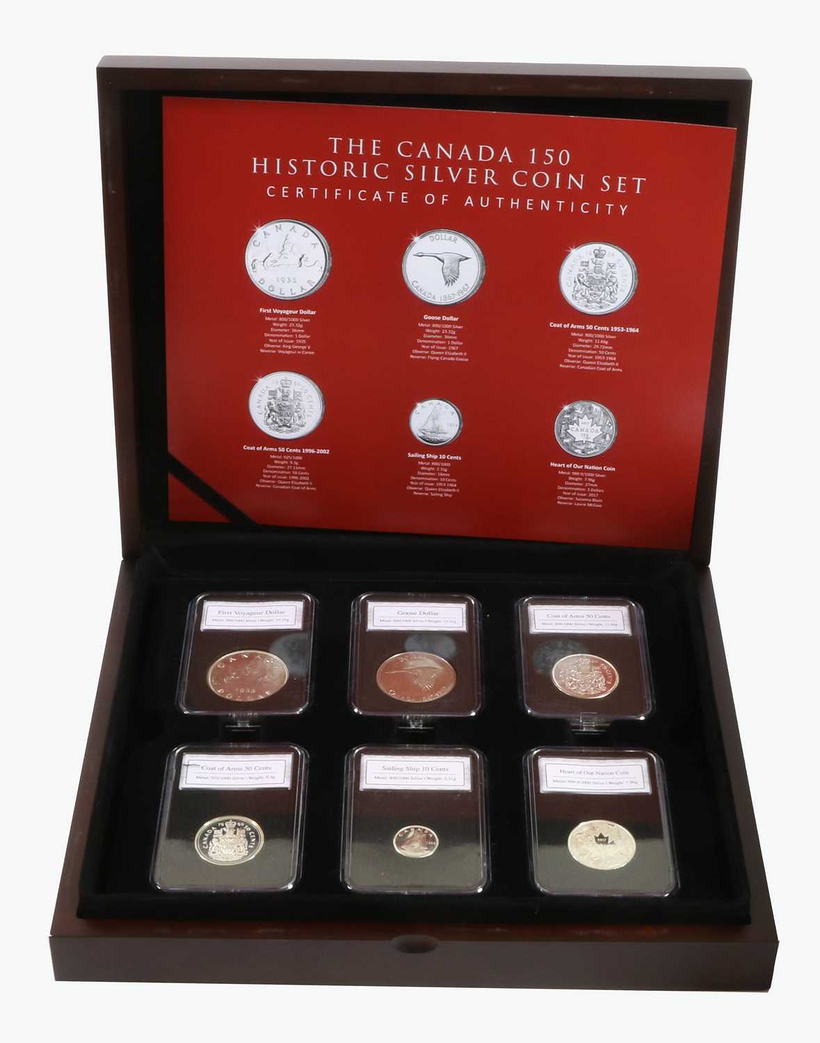 Assorted Silver Proof and Commemorative Coin Collection, to include: The Canada 150 Historic - Image 12 of 19