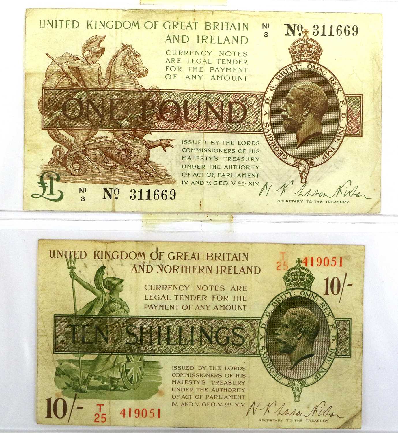 Bank of England, White Five Pounds 1952, signed Beale and dated 2nd July 1952, prefix Y22, (Pick - Image 3 of 3