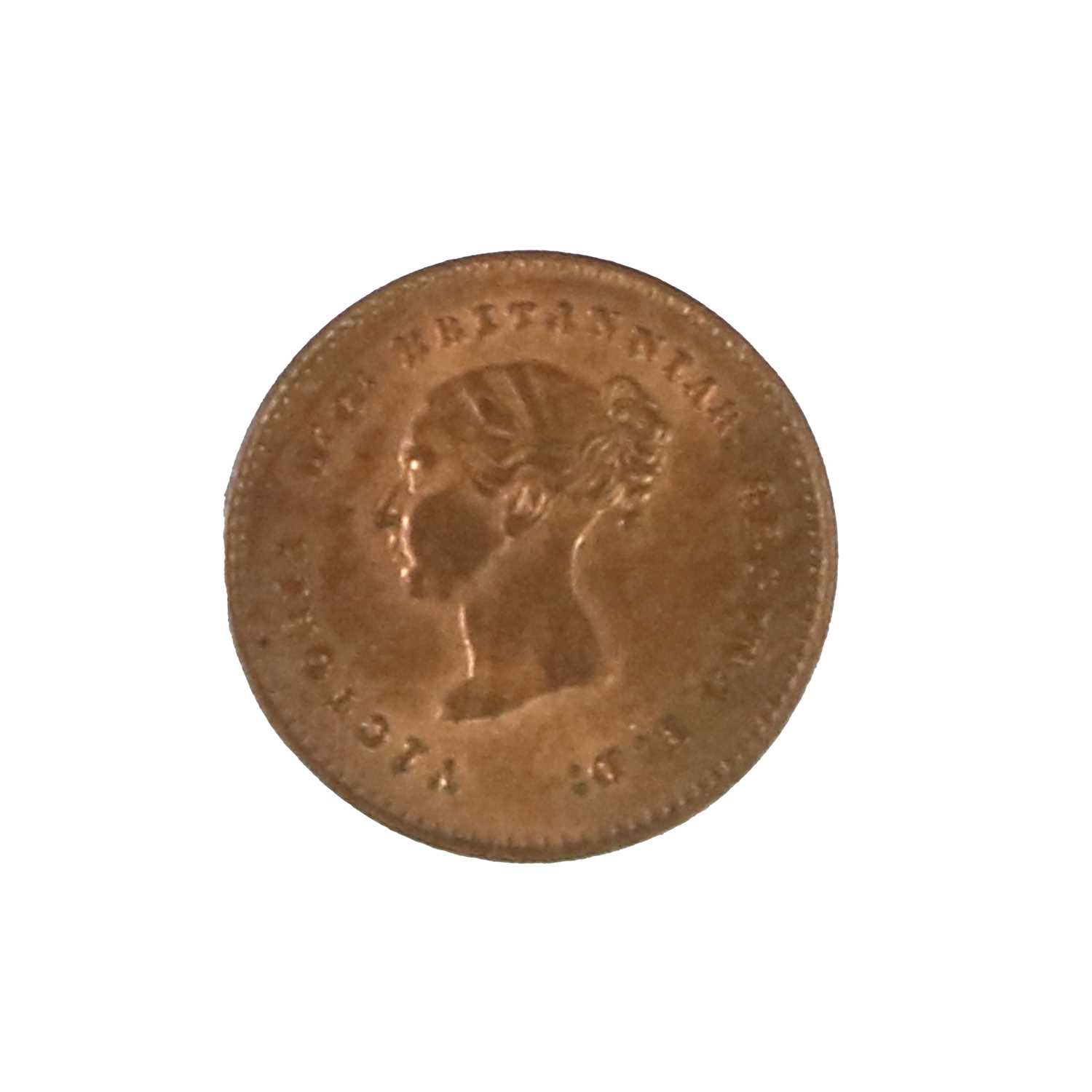Victoria, Proof Copper Quarter Farthing 1868 (S.3953; Peck 616; KM 737) lustrous FDC