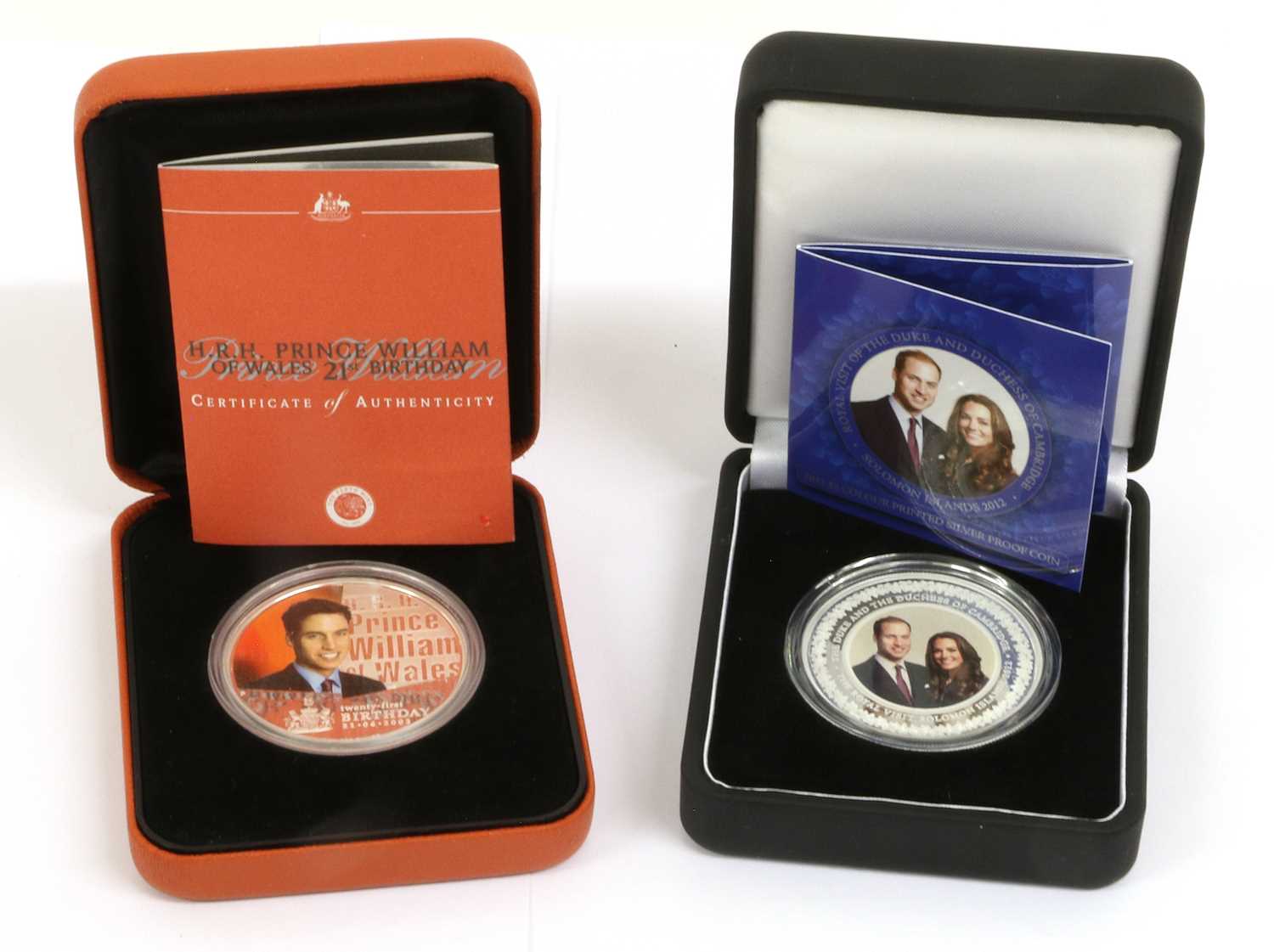 22 x Silver Proof Coins and Medals, comprising: 9 x UK to include: 7 x crowns: 1972 'Royal Wedding - Image 3 of 5