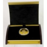 Canada, Gold Proof $350 2001 (.999 gold, 34mm, 38.05g), rev. Mayflowers, encapsulated with Royal