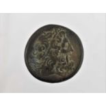 Ptolemaic Kings of Egypt, Ptolemy III Euergetes (246-221BC) AE Drachm (43mm, 76.07g), obv. Zeus-
