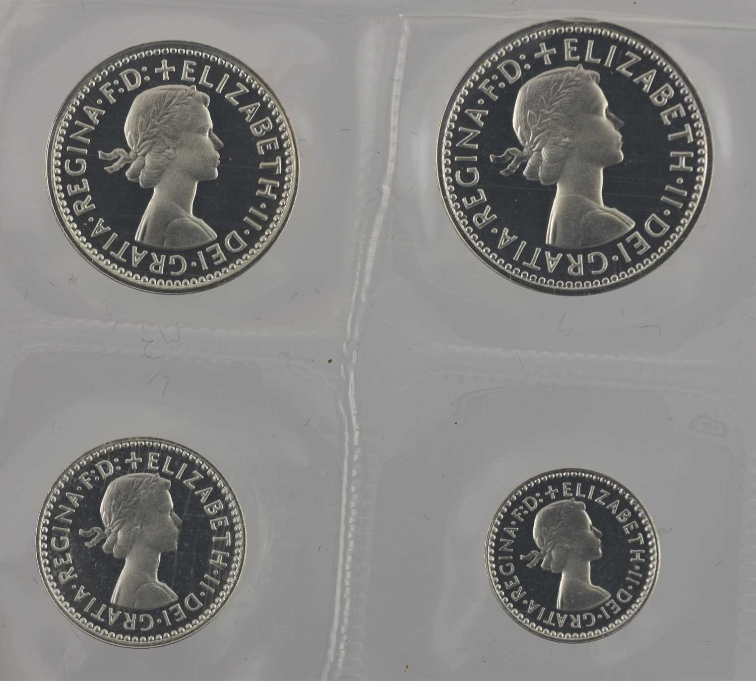 Elizabeth II, Maundy Set 1990, 4 coins comprising 4d, 3d, 2d and 1d, each with obv. young bust - Image 2 of 4