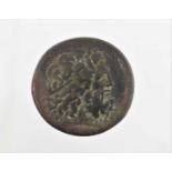 Ptolemaic Kings of Egypt, Ptolemy IV Philipator (221-204BC) AE Drachm (43mm, 71.73g), obv. Zeus-