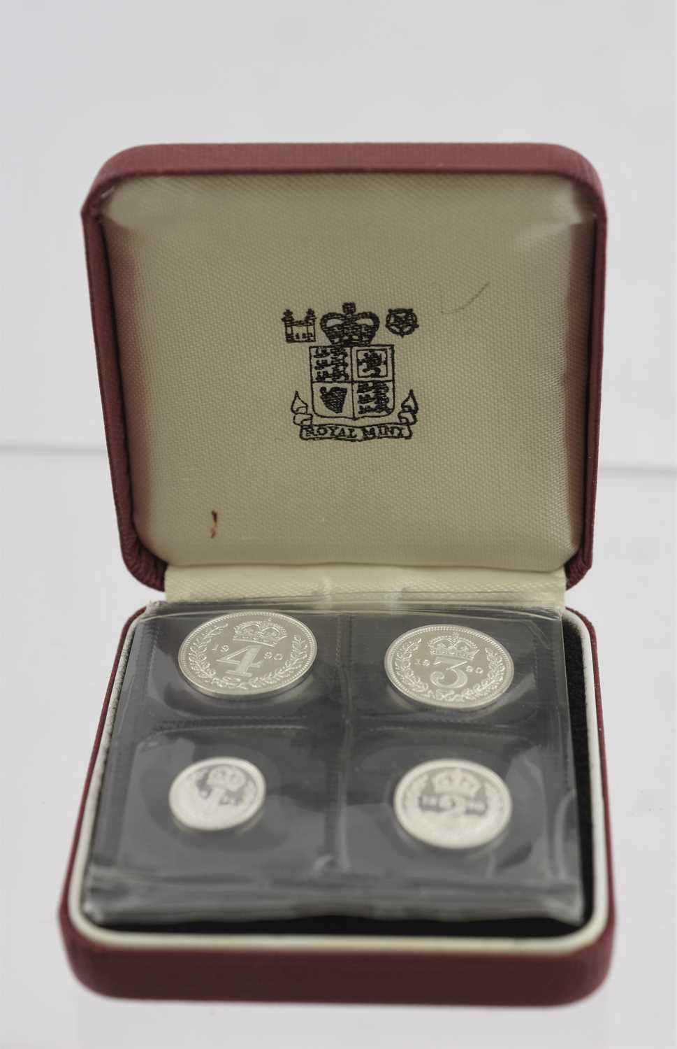 Elizabeth II, Maundy Set 1990, 4 coins comprising 4d, 3d, 2d and 1d, each with obv. young bust