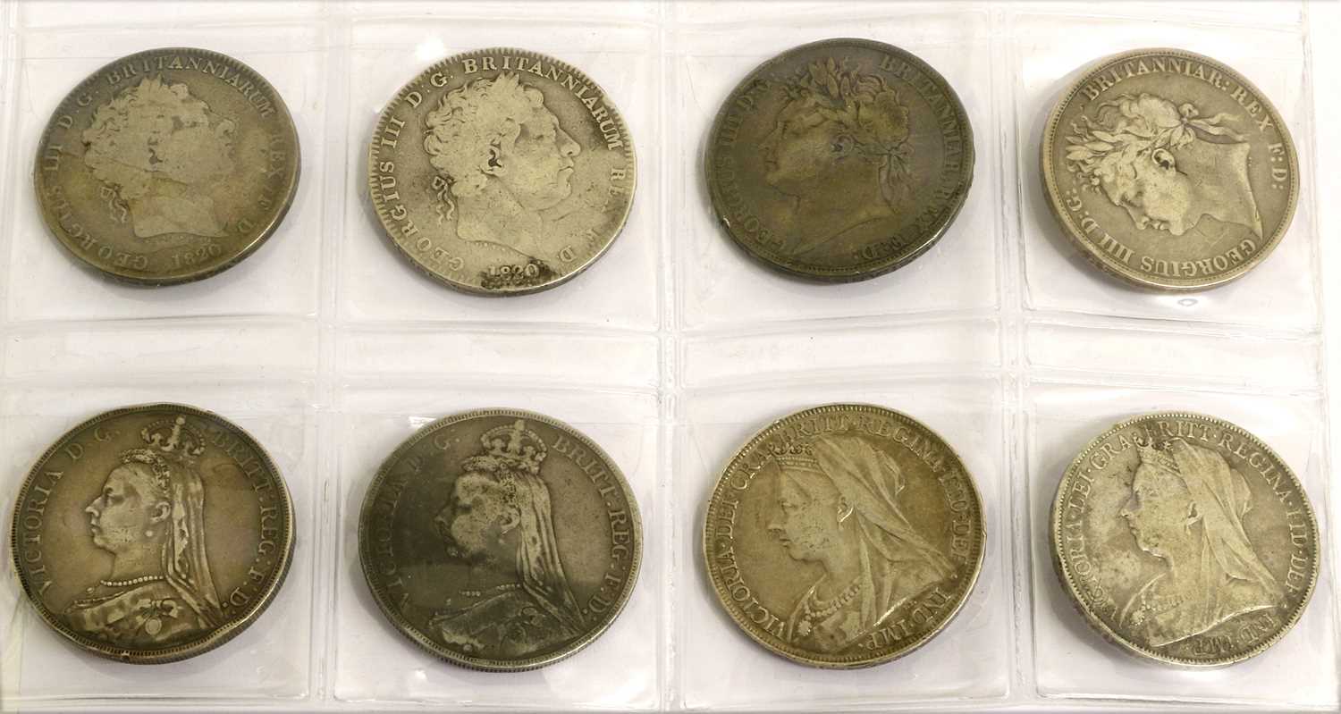 Mixed Silver, Base Meal Coinage and Banknotes, to include: Elizabeth I shilling [1587-9], sixth - Image 7 of 12