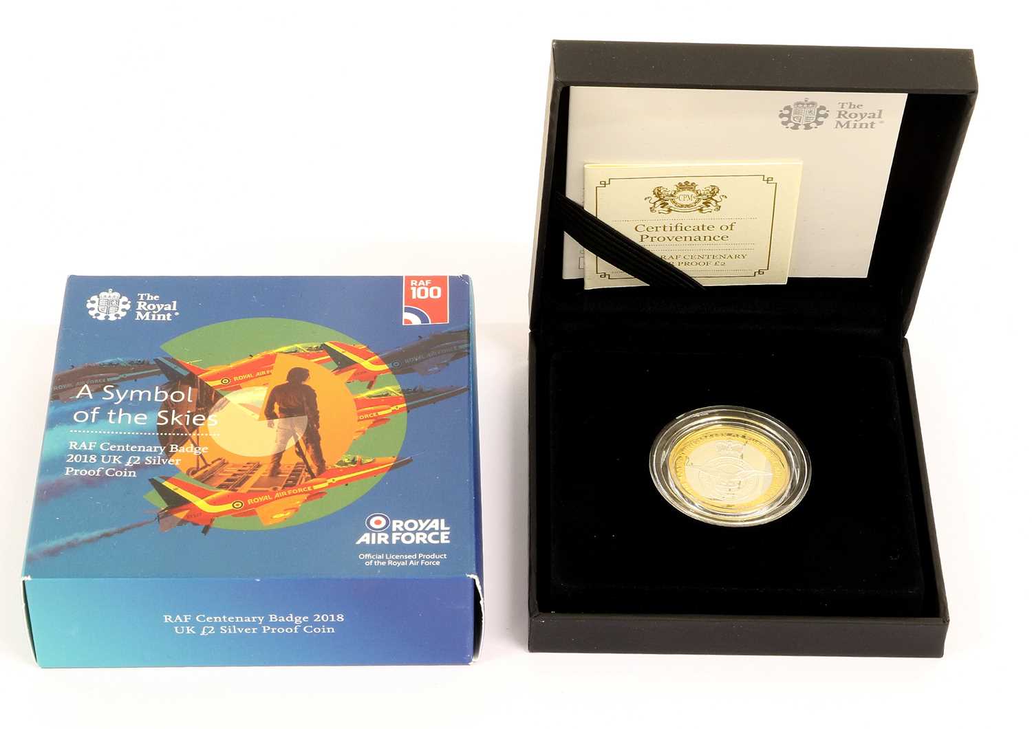 17 x Silver Proof and BU Coins and Other, including: 'A Symbol of the Skies' proof £2 2018, each