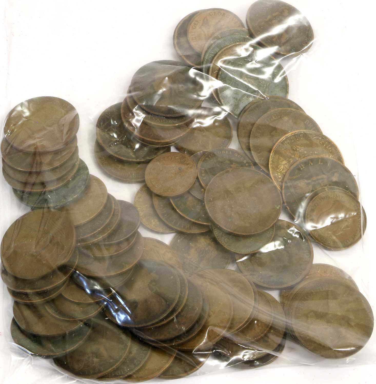 Mixed Collection, comprising: a large quantity of copper and bronze coinage, highlights include: 8 x - Image 12 of 17