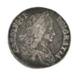 Charles II, Crown 1663 XV (40mm, 29.70g), obv. laureate and draped bust right, rev. crowned