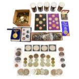 Mixed AE and Commemorative Coinage, to include: a large quantity of mixed world AE coinage,