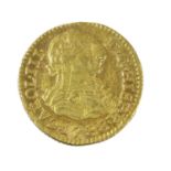 Spain, Carlos III Gold ½ Escudo 1788/6 S C (14mm, 1.73g), obv. draped bust right, last 8 in date