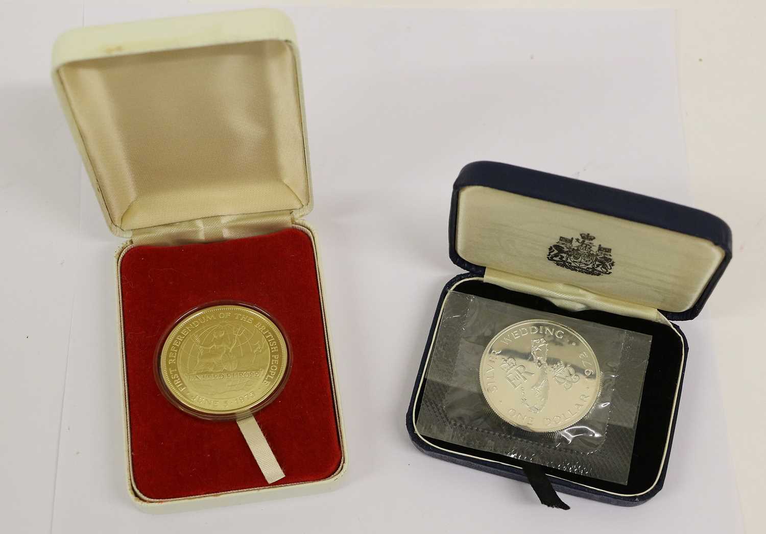 9 x Commonwealth Silver Proof Crowns, Medals and Sets comprising: Bermuda $1 1972 'Silver - Image 5 of 5