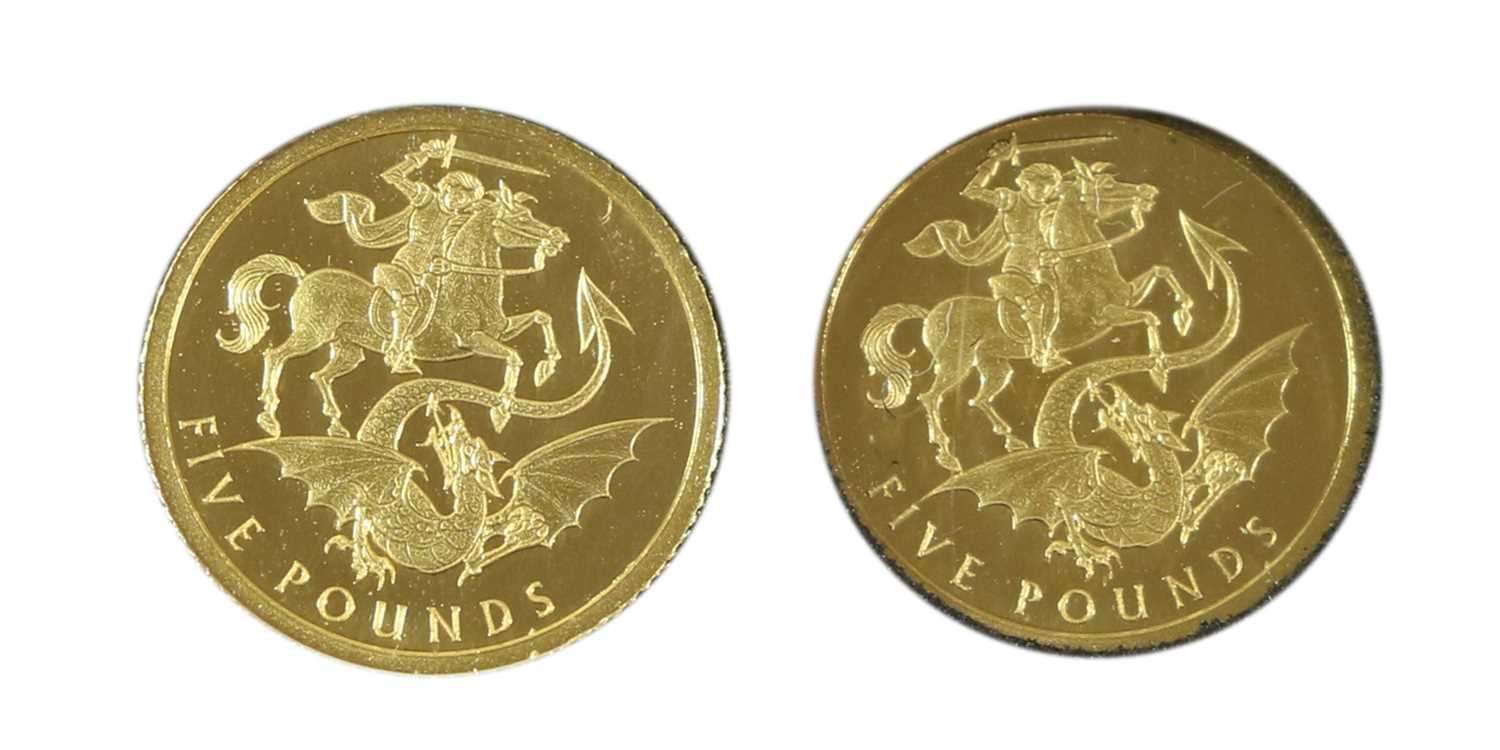 3 x Tristan da Cunha, Gold Coins comprising: crown 2014 (.375 [9ct] gold, 16mm, 1g) 'Prince George's - Image 3 of 4