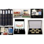 Commemorative Coins and Medallic Sets, 2 x crates, highlights include: 'The RAF WWII Aircraft Coin