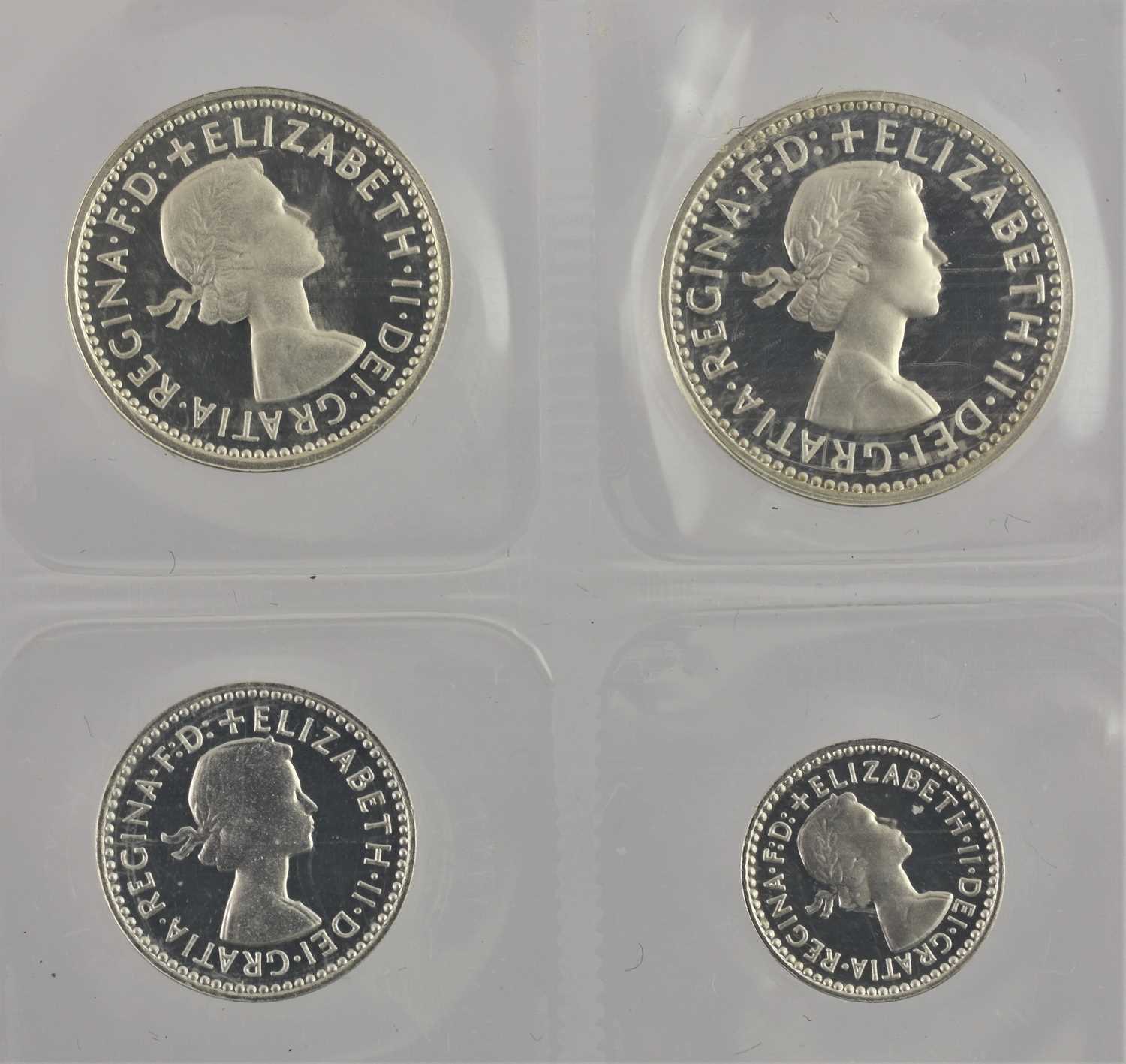 Elizabeth II, Maundy Set 1991, 4 coins comprising 4d, 3d, 2d and 1d, each with obv. young bust - Image 2 of 4