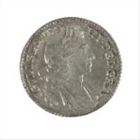 William III, Shilling 1697 obv. third draped bust right, (S.3505; Bull 1128; ESC 1102), dipped, rev.