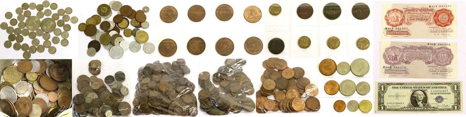 Mixed Collection, comprising: a large quantity of copper and bronze coinage, highlights include: 8 x