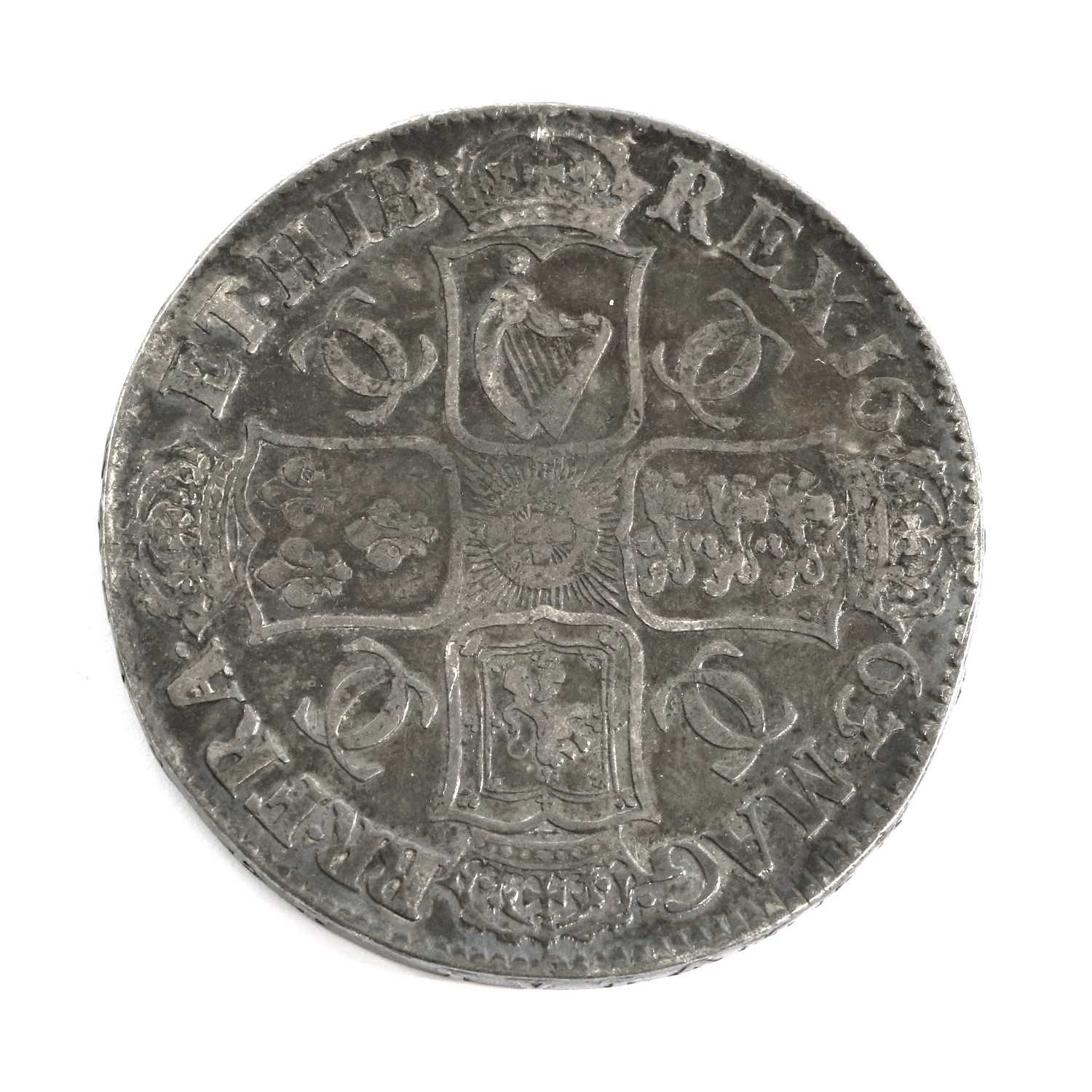 Charles II, Crown 1663 XV (40mm, 29.70g), obv. laureate and draped bust right, rev. crowned - Image 2 of 2