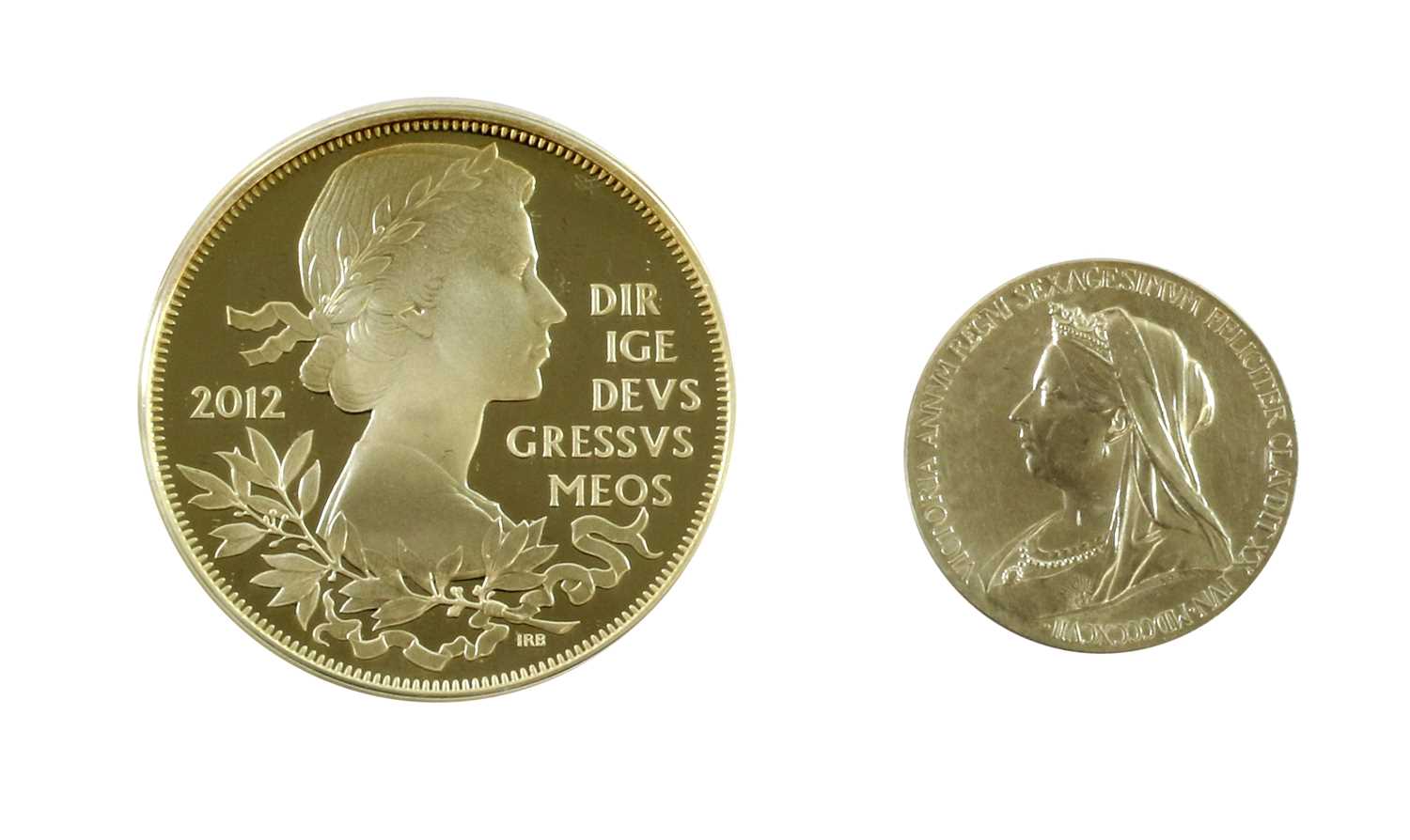 2 x Silver Coin and Medallic Sets, comprising: (1) 'The Diamond Jubilees of two Queens 1897 & 2012', - Image 6 of 7