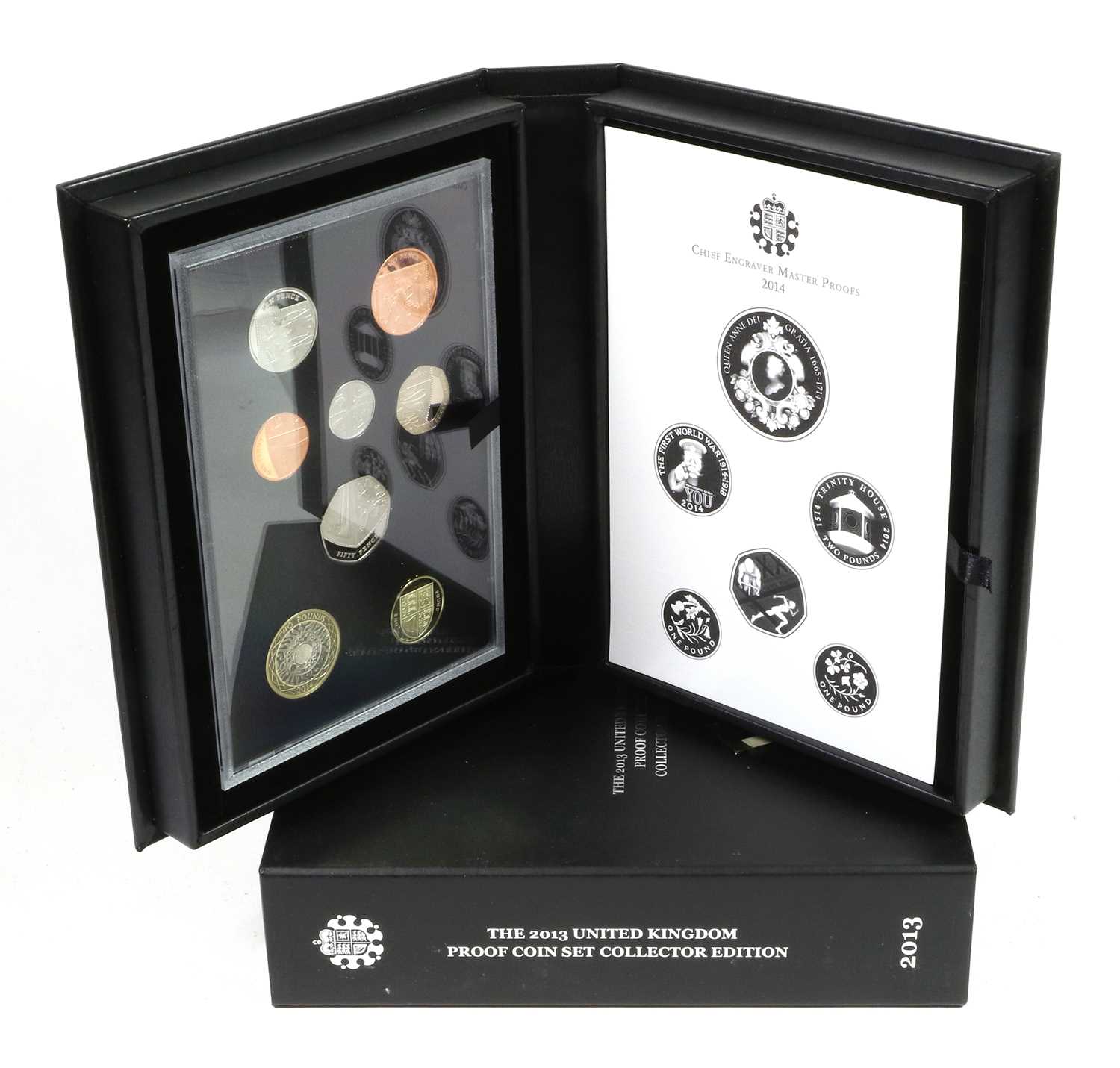 2 x UK 'Collector Edition' Proof Sets, to include: 2013 15 coin set; and 2014 14 coin set; each