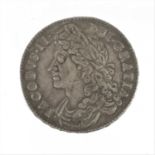 James II, Halfcrown 1686 SECVNDO obv. first bust left, (S.3408; Bull 749; ESC 494), haymarking,