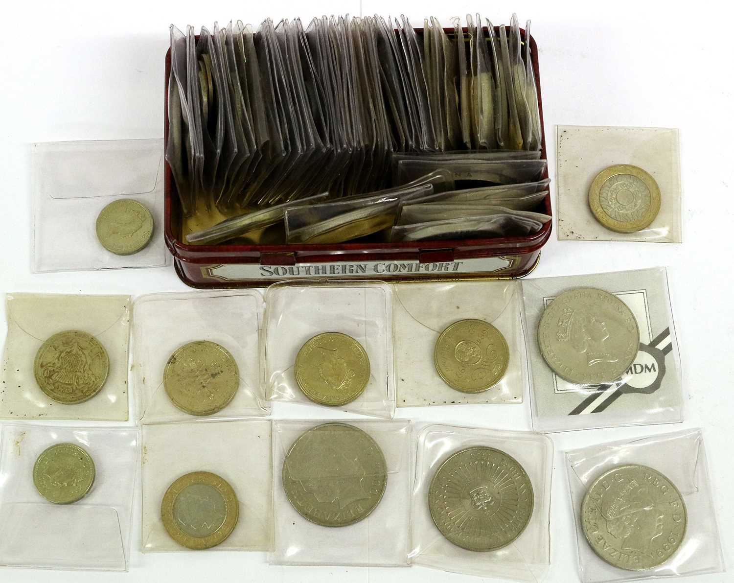 Assorted Collection of Coins and Medals, comprising: Austria, 50th Anniversary of Johann Strauss'