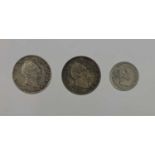 3 x William IV comprising: 2 x groats 1836 (S.3837) GEF to AUNC; and three halfpence 1834 (S.3839)