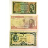 A Collection of 70+ World Banknotes, highlights include: Gibraltar 10 shillings 1949 ordinance [