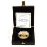 Guernsey, Gold Proof £5 2010 (.916 gold, 38.61mm, 39.94g) 'Charles II Unite', obv. Rank-Broadley