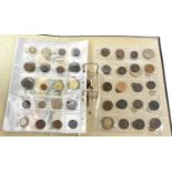 Assorted Collection of Coins, Tokens and Banknotes, highlights include: George III halfpenny 1806