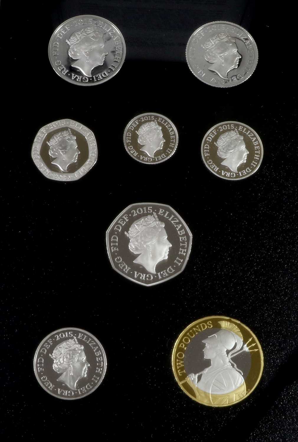 3 x UK Silver Proof Year Sets, comprising: 1996 7-coin set from £1 'Celtic Cross' to 1p; 2008 14 - Image 2 of 4