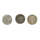 3 x Three Half Pences, comprising: William IV 1835/4 for colonial use (S.3839) EF; and 2 x Victoria: