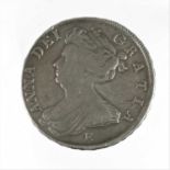 Anne, Halfcrown 1707E SEXTO (S.3605; Bull 1379; ESC 575) Fine/GFine