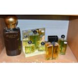 Alada Perfumes Dummy Factice Display Stand with mirrored back 'My*rgia', with three graduated