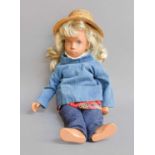 Circa 1970's Sasha Blonde Jointed DollNo hair loss or damage to the arms, legs and head, one