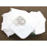 A Box of 20th/21st Century Table Linens, including cloths, napkins etc