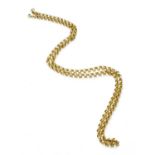 A Trace Link Chain, clasp stamped '9K', length 65cmGross weight 24.0 grams.