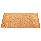 20th Century Indian Bagh Phulkari Floss Silk Wedding Shawl, embroidered by the Sikh community or