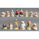 A Collection of Fourteen Beswick Beatrix Potter, Doulton, Bunnykins, all limited edition, wade