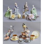 A Quantity of Ceramics, including: Doulton and Coalport Ladies, Royal Doulton British Bulldog,