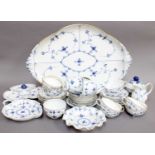 A Quantity of Royal Copenhagen Porcelain, various dates, painted in underglaze blue with the "