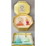 Salvador Dali Scent Bottles, including Laguna two piece gift set in a tin, another gift set of Le