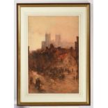 John Terris RSW (1865-1914)York MinsterSigned, watercolour, 73.5cm by 48cm