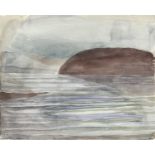 Norman Adams RA (1927-2005) "Caolas on Scarp" Initialled, inscribed and dated (19)69, pencil and