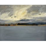 James Morrison RSA, RSW, LLD (1932-2020) Scottish "Old Montrose" Signed and dated 1971, oil on